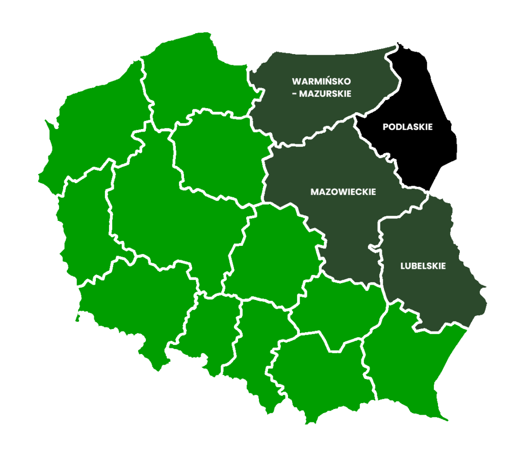 mapa-wojewodztw-zasięg-działania-opakowania-optima